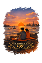 Dumas Beach — Gujarat Collection Tee