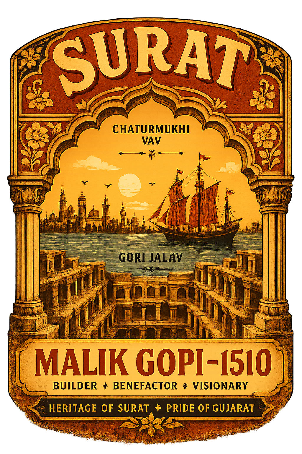 Gopi Talav — Gujarat Collection Tee