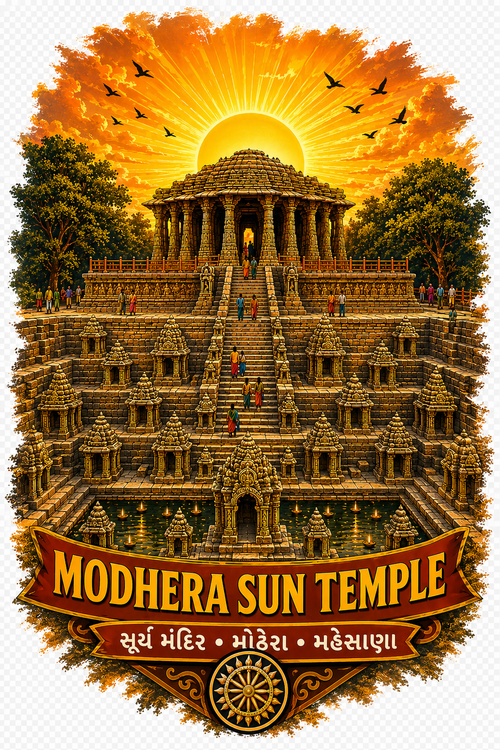 Modhera Sun Temple Tee