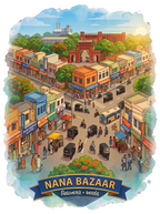 Nana Bazaar — Gujarat Collection Tee