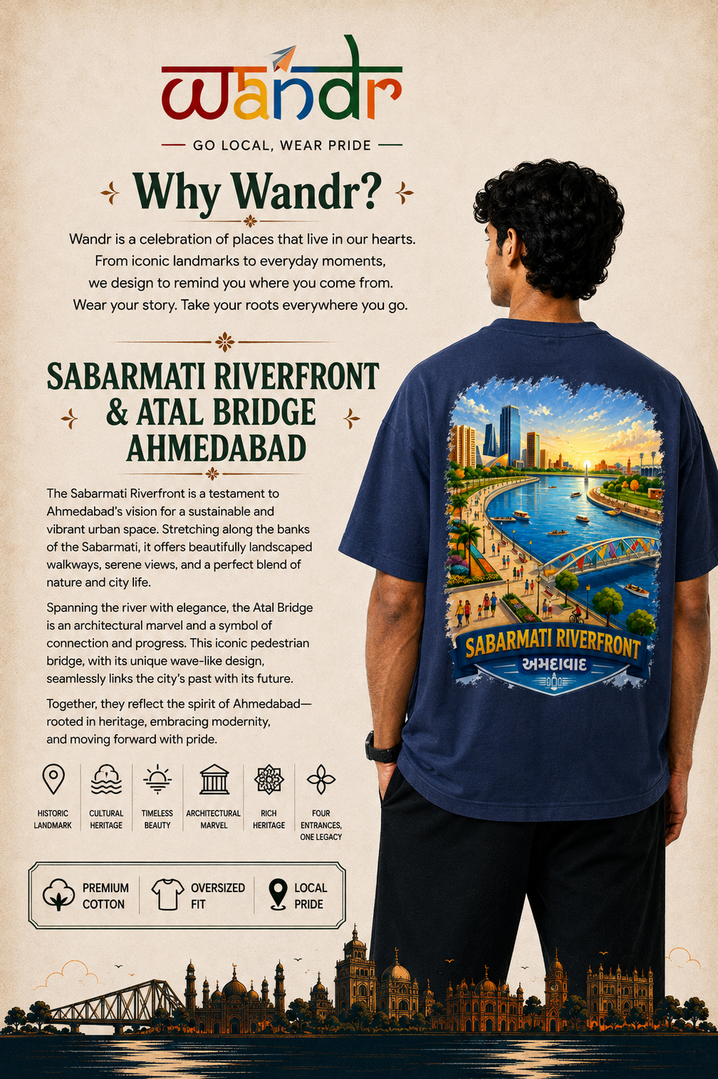 Sabarmati Riverfront Tee