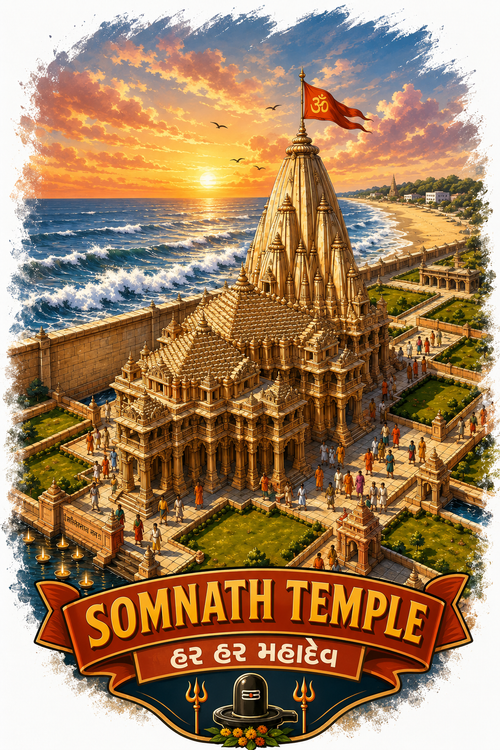 Somnath Temple Tee