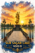 Sur Sagar Lake — Gujarat Collection Tee
